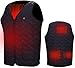 Heated Vest USB Electric Heated Vest Size Adjustable USB Charging Heating Vest Clothing for Men and Women (Battery not included)
