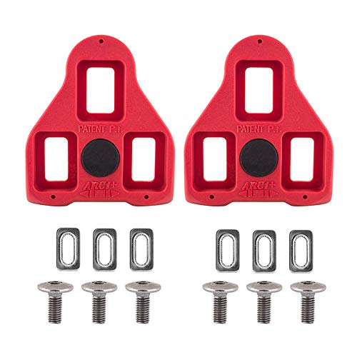Exustar ARC 1 Look Delta Cleats 9 Degree Red