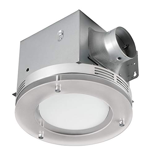 Homewerks 711702HW Bathroom Fan Integrated LED Light Ceiling Mount