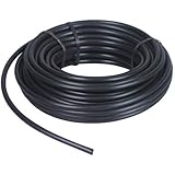 Rain Bird T22-50S Drip Irrigation 1/4" Blank Distribution Tubing, 50' Roll, Black