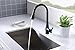Purelux Kitchen Faucet Oil Rubbed Bronze, Sweep Blade Function Single Handle 3 Setting Kitchen Sink Faucets with Pull Down Sprayer Fits 1 or 3 Hole Installation