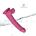 Louviva 8 inch Realistic Dildo Liquid Silicone G-Spot Adult Sex Toy with Suction Cup (Pink)