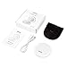 Spaire Compact Mirror 1x / 5x Magnification With Light USB Rechargeable Double-sided Makeup Mirror Portable for Makeup, Traval, Gifts, etc ( White )