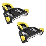 BV Bike Cleats Compatible with Shimano SPD-SL - Road Cycling Cleat Set, Split Patent Design