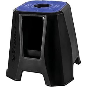 POLISPORT 8985800004 – Zeer sterke kunststof ezel met antislip bovenklep, lichtgewicht en met gereedschapszakken. Kleur…