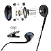 Earbuds, BYZ Wired Earphones in-Ear Headphones with Microphone Tangle Free Flat Cable for Running Workout Jogging Blackthumb 4