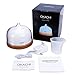 Essential Oil Diffuser OKACHI GLIYA Cool Mist Adjustment Aroma Humidifier for Aromatherapy BPA-Free Timer Waterless Auto Shut off 7 Color LED Night Light for Home Office Baby Yoga Spa Wood Grain