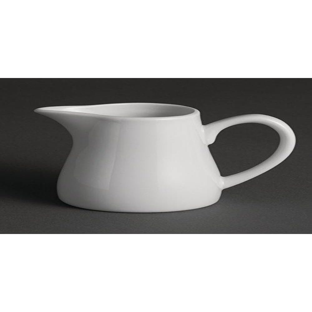 Olympia Whiteware Cream and Milk Jugs 212ml (6 Pack) U820