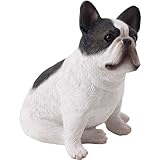 Sandicast Small Size Brindle French Bulldog Sculpture, Sitting