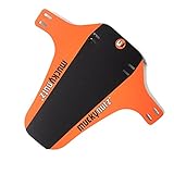 Mucky Nutz Bender Face Fender FR DH Mountain Bike Front Mudguard - Black/Orange 2016