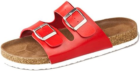 Elong Unisex Cork Sandals Women Size 10 Casual Buckle Straps Summer Slipper