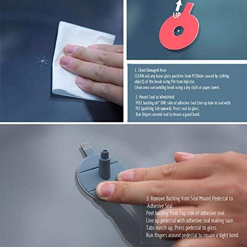 Whrwhr 自動車のフロントガラス修理キットツールオートガラスのフロントガラス修理セットドア