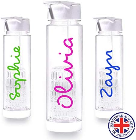 Personalised Sports/Water Bottle Name Sticker - Decal to Create Your Own Bottle just Like The TV Showcal Transfer