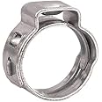 Size 1" (27.1 mm) Oetiker Stepless Ear Clamps, 100-Pack Single Ear Hose Clamps (100)