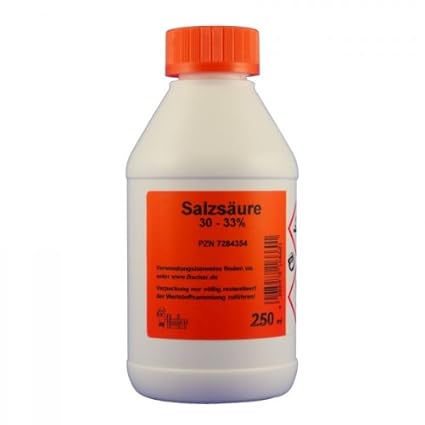 Salzsäure 30-33 % 250 ml