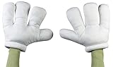 Fun World Kid's White/Cartoon Hands Childrens Costume, Multi, Standard