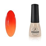 Chameleon Temperature Changing Colour Nail Lacquers Soak Off UV LED Gel Polish Orange-red - Orange