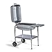 PK Grills PK Original Outdoor Charcoal Portable Grill & Smoker Combination, Silver
