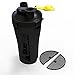 BluePeak Dual Treat Protein Shaker Bottle 28-Ounce, 2-Pack Hydra Cup. Mixing Grid Technology. Enjoy 2 Different Drinks Stored Independently in The Same Bottle. BPA Free
