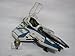 Star Wars 30th Anniversary Saga 2007 Vehicle OBI-Wan Episode III Blue Jedi Starfighter