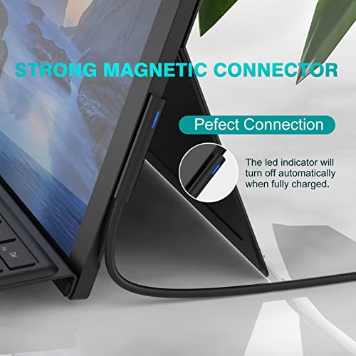 Surface Pro Charger 65W 15V 4A Power Supply for Microsoft Surface 11/10/9/8/Pro 7/7+/6/5/4/3/X, Laptop 7/6/5/4/3/2, Go 4/3/2/1, Book 3/2/1