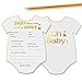 yuzi-n 50 Advice and Prediction Cards for Baby Shower Game,Gender Neutral Boy or Girl,Fun Baby Shower Games Favors,New Parent Message Advice Book,New Mom & Dad Card or Mommy & Daddy to Be - 5x6inch primary