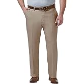 Haggar Men's Premium Comfort Classic Fit Flat Front Dress Pant - Regular and Big & Tall