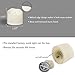 Homemory Timer Tea Lights Bulk, Lasts 2X Longer, Set of 12 Realistic Flameless Candles, Flickering Bright LED Tealights Candles, Warm White, 1.57'' D x 1.37'' H, Ideal for Valentine's Day Decor