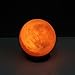 6inch 8-9Lbs Himalayan Salt Lamp Globe Hand Carved from Crystal Rock Salt Nightlight on Wood Base with Dimmer Control, Light Bulb by Oumai