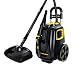 McCulloch MC1385 Deluxe Canister Cleaner with 23 Accessories-All-Natural, Chemical-Free Pressurized Steam Cleaning for Most Floors, Counters, Appliances, Windows, Autos, and More, 1-(Pack), Black primary