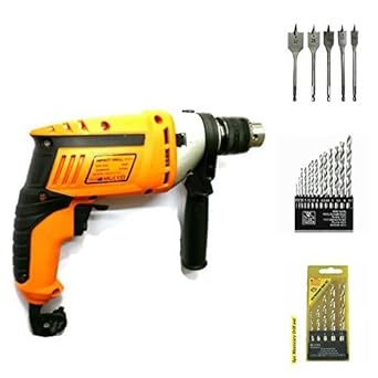 TOOLSCENTRE 13 mm Heavy Duty 500 Watt Hammer Drill Machine with Reverse/Forward and Speed Control Facility