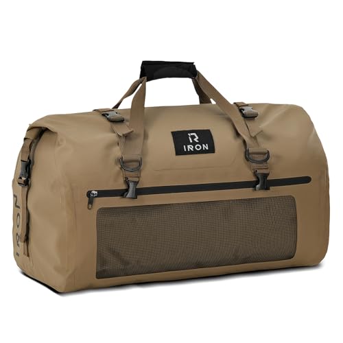 IRON JIA'S Motorradtasche Gepäckrolle wasserdichte Hecktasche Satteltasche Reisetasche mit rollversiegelten Schultergurten geeignet für Radfahren Camp
