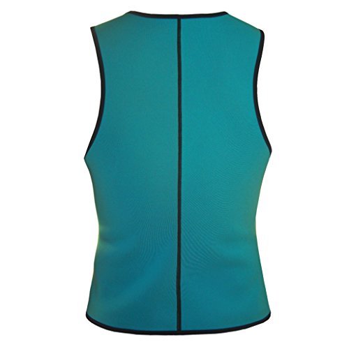 ValentinA Slimming Neoprene Vest Hot Sweat Shirt Body Shapers for Weight Loss Mens - Thumbnail 6