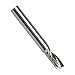 EnPoint High Precision Aluminum Cutting Carbide Single Flute Router End Mills 15/64 Inch 6mm Shank 6mm Cutter Dia 12mm Flute Length CNC Spiral Milling Cutter for Acrylic PVC MDF Color Plates