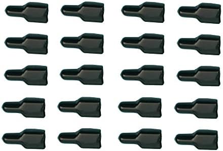 VideoPUP 20PCS FR PVC Cover Flame Retardant Sleeve for Anderson Powerpole Connector Housing, Single Pole Plug Sheath,High Power Connector Anti-Electric Shock Retardant Rubber Sleeve