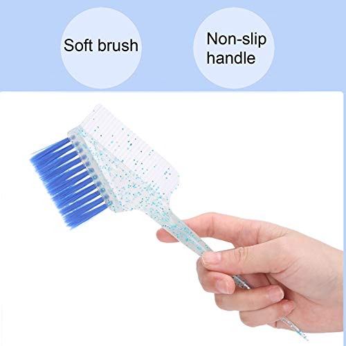 Hair Dye Brushes, Hair Dye Color Brush Dye Brush Set Hair Coloring Brush for Hair Tint Dying Coloring Applicator, Color Tint Applicator 3 Pack(blue)