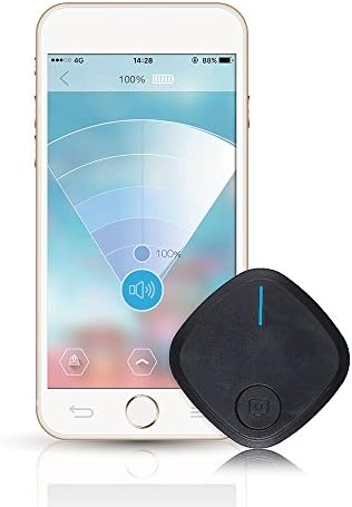 Key Finder Locator,Item Finder,Phone Finder,Dog tracker,Anti-lost Alarm Finder for IOS Android Phone (Black)