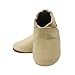 Sayoyo Lowest Best Baby Soft Sole Prewalkers Skid-resistant Baby Toddler Shoes Cowhide Shoes (18-24 Months, Beige)