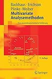 Image de Multivariate Analysemethoden: Eine anwendungsorientierte Einführung (Springer-Lehrbuch) (German Edition)