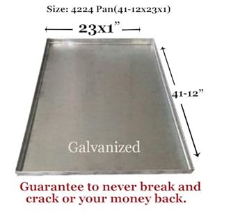 steel dog crate pan