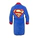 Superman Adult Terry Cloth Hooded Bath Robe Blue w/Red Logo, One Size