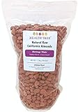 Health Tree Non-GMO Almonds - Raw Bulk 2.5lb (40 Oz) - Estate-grown Heritage - Organic-like Quality