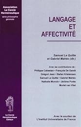 Langage et affectivité