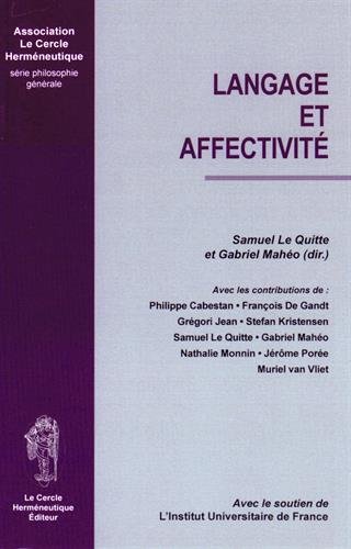 Langage et affectivité