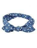 Denim Dot Soft Headwrap BUY 1,get 1 Free by Meela
