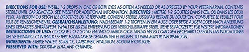OptixCare Eye lube for Dogs Value Pack - Dog Eye Drops for Infection Plus + Hyaluron Sterile 20g w/ 50 Count Eye Wipes for Dogs Tear Stain Remover & 100 Multi-Purpose 6" Q-Tips Cotton Swabs - Thumbnail 2