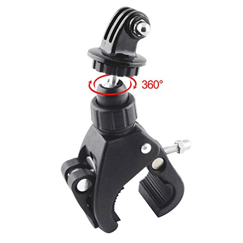 Wiseupâ„¢ Motorcycle Bike Quick Release Handlebar Mount Clamp Tripod Adapter for GoPro Hero 4 3+ 3 2 1