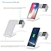 2 in 1 Charging Station, Fast Qi Wireless Charger Stand, FACEVER Wireless Charging Stand for Apple Multiple Devices iPhone 14 Pro 13 12 Max 11 Xs X XR 8 Plus Apple Watch Series Ultra 8 7 6 5 4 3 2