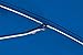 7.5 ft. Steel Commercial Grade Heavy Duty Beach Umbrella with Ash Wood Pole & Acrylic Fabric