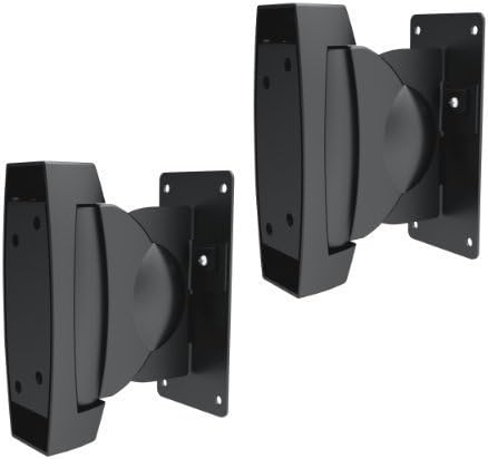 Brateck Secure Wall / Ceiling Mount for Speakers / Capacity: up to 10 kg / Can be Tilted / Suitable for MediaRange, Mulbess, Music Angel, NEC, ollytrading, Omnitronic, Otterbox, Panasonic, Peli, Philips, Phorex, Pioneer, Pro Ject, proxistar, RaidSonic, Samsung, Sony, Sprawl, St. Leonhard, Teufel, Trends, Universal, Venue House (Pair)